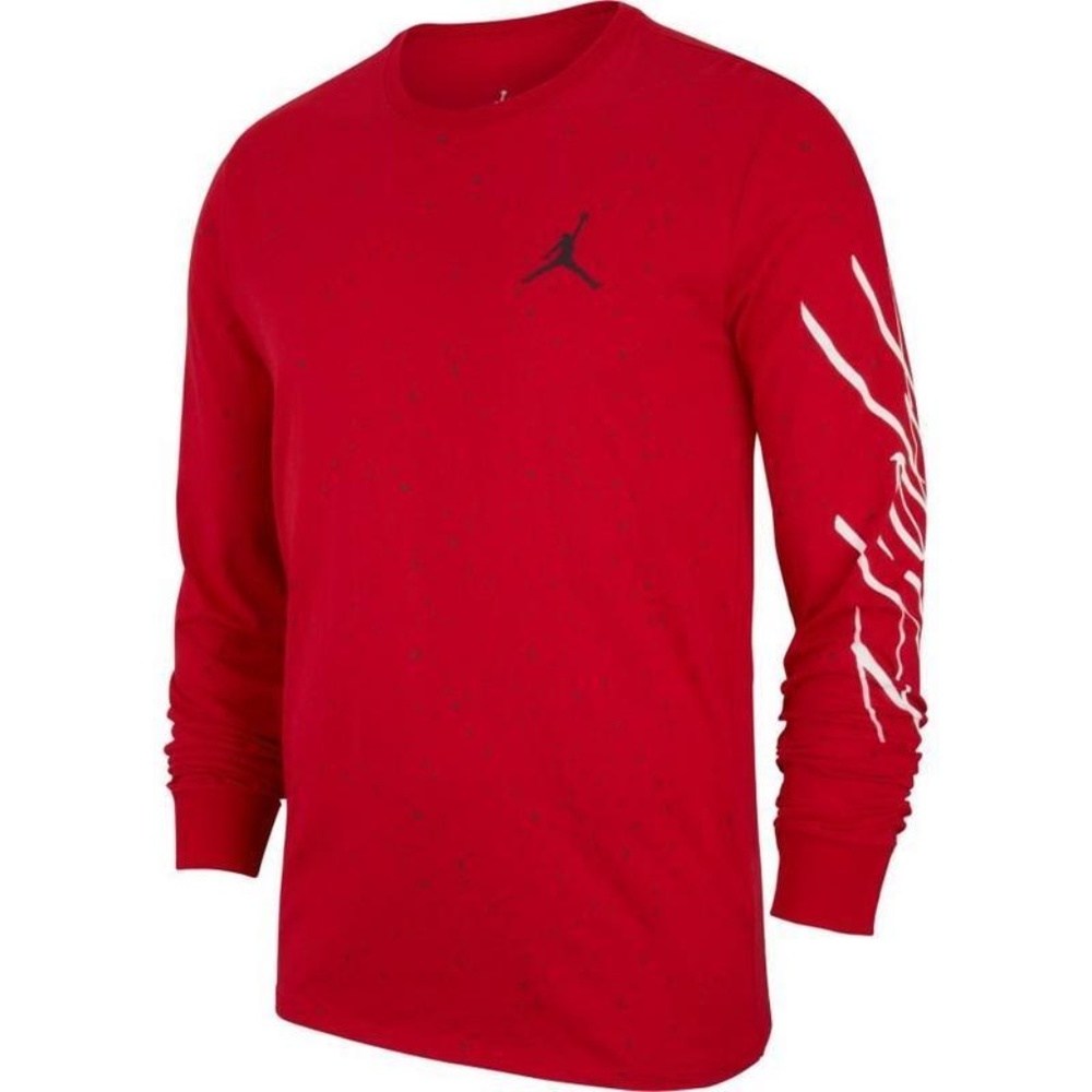 Men's Jordan Cement Print Long Sleeve Top